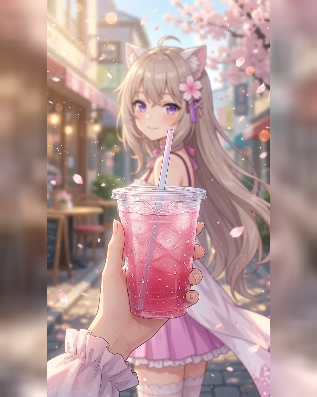 Iced drink stop